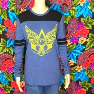 MEN'S ASSASSIN'S CREED BLACK FLAG VIDEO GAME SHIRT MENS SIZE SMALL LONG SLEEVE